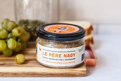 Паштет-террин из утки с фисташками Le Pere Nagy, 180 г