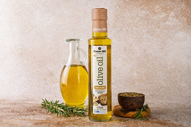 Масло оливковое нераф. с трюфелем "Cretan Mill" 250мл