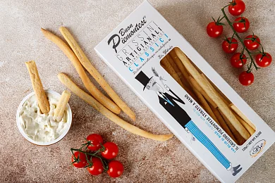 Палочки Хлебные Гриссини классич. ручной работы Grissinificio Bo 120г