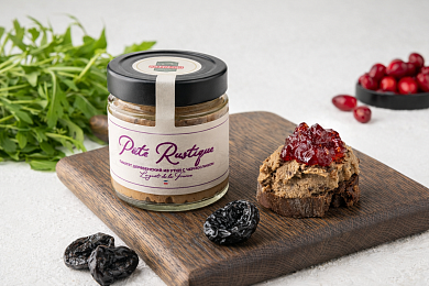 Паштет деревенский из утки с черносливом ТМ Карнеззо, 160г